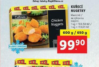 Lidl Kuřecí nugetky nabídka