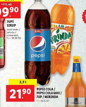 Lidl Pepsi cola 2,5l nabídka
