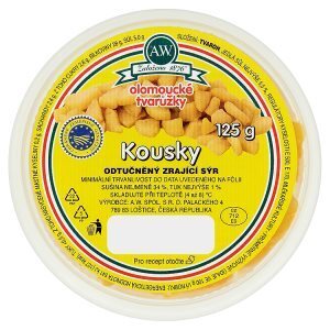 Jip A.w. olomoucké tvarůžky kousky, tyčinky 125g, vybrané druhy nabídka