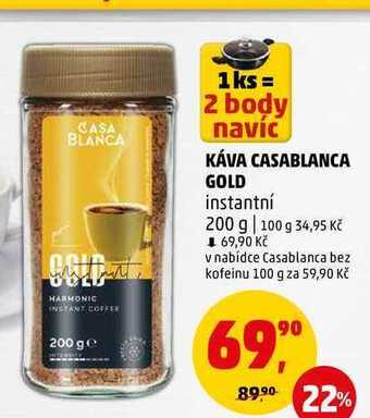 Penny Market Káva casablanca gold instantní, 200 g nabídka
