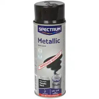 Action Metalická barva ve spreji spectrum černá nabídka