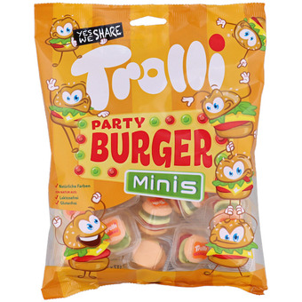 Action Párty burger trolli mini's nabídka