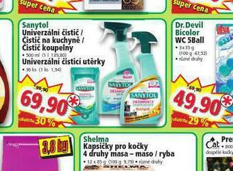 Norma Sanytol čistič koupelny nabídka