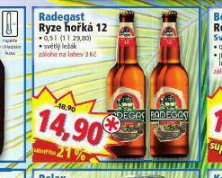 Norma Pivo radegast ryze hořká 12 nabídka