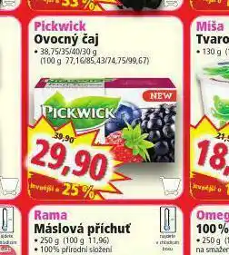 Norma Pickwick ovocný čaj nabídka