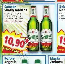 Norma Pivo sasmson světlý ležák nabídka