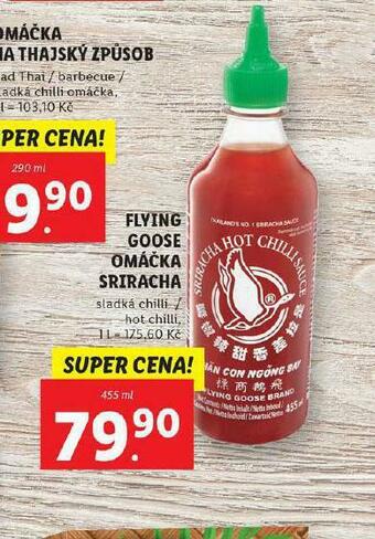 Flying goose omáčka sriracha