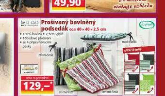 Norma Prošívaný bavlněný podsedák nabídka