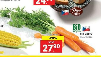 Lidl Bio mrkev nabídka