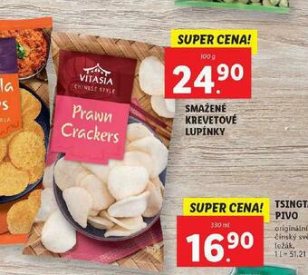 Lidl Smažené krevetové lupínky nabídka