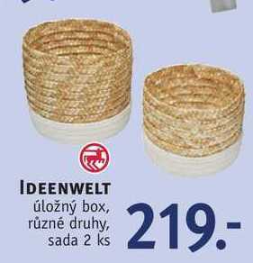 Rossmann Ideenwelt úložný box, sada 2 ks nabídka
