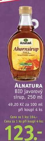 Rossmann Alnatura bio javorový sirup, 250 ml nabídka