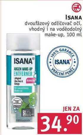Rossmann Isana dvoufázový odličovač očí, 100 ml nabídka