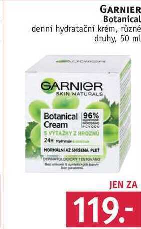Rossmann Garnier botanical denní hydratační krém, 50 ml nabídka