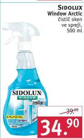 Rossmann Sidolux window arctic čistič oken ve spreji, 500 ml nabídka