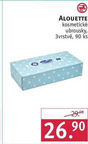 Rossmann Alouette kosmetické ubrousky, 90 ks nabídka