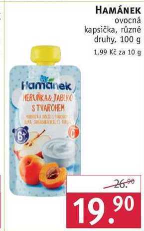 Rossmann Hamánek ovocná kapsička, 100 g nabídka