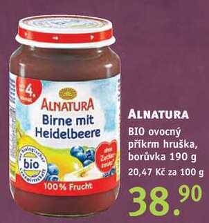 Rossmann Alnatura bio ovocný příkrm, 190 g nabídka