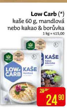 Teta Low carb kaše 60 g nabídka