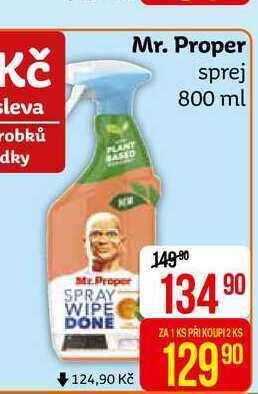 Teta Mr. proper sprej 800 ml nabídka
