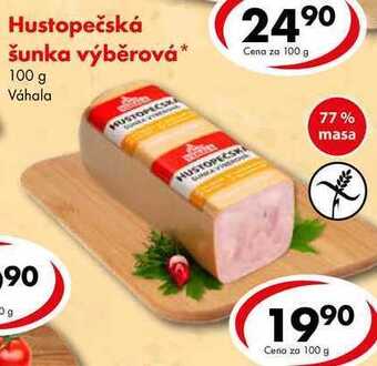 CBA Hustopečská šunka výběrová, 100 g nabídka