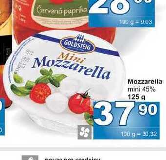 Jip Mozzarella mini 45% 125 g nabídka