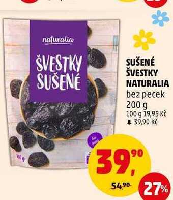 Penny Market Sušené švestky naturalia, 200 g nabídka