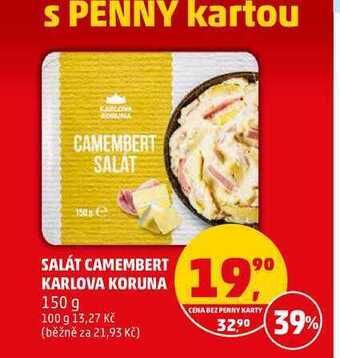 Penny Market Salát camembert karlova koruna, 150 g nabídka