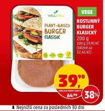 Penny Market Rostlinný burger klasický, 200 g nabídka