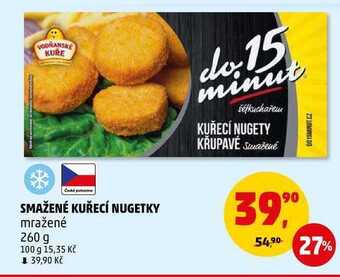 Penny Market Smažené kuřecí nugetky, 260 g nabídka