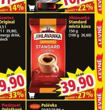Norma Káva jihlavanka standard meltá nabídka