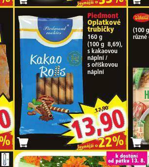 Norma Oplatkové trubičky nabídka