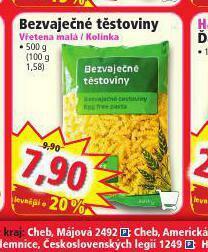 Norma Bezvaječné těstoviny nabídka