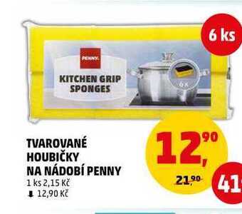 Penny Market Tvarované houbičky na nádobí penny, 6 ks nabídka