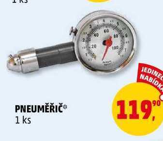 Pneuměřič, 1 ks