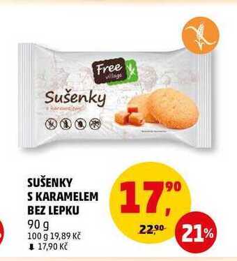 Penny Market Sušenky s karamelem bez lepku, 90 g nabídka