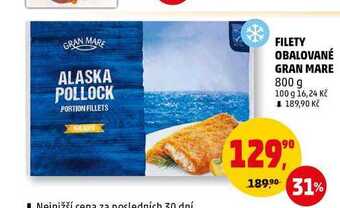 Penny Market Filety obalované gran mare, 800 g nabídka