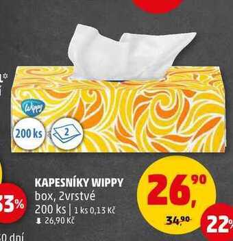 Penny Market Kapesníky wippy, 200 ks nabídka
