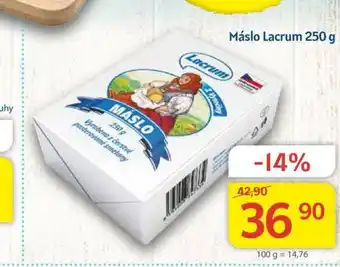 Kubík potraviny Máslo Lacrum 250g nabídka