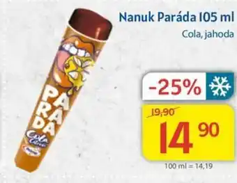 Kubík potraviny Nanuk Paráda 105ml nabídka