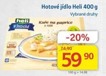 Kubík potraviny Hotové jídlo Heli 400g nabídka