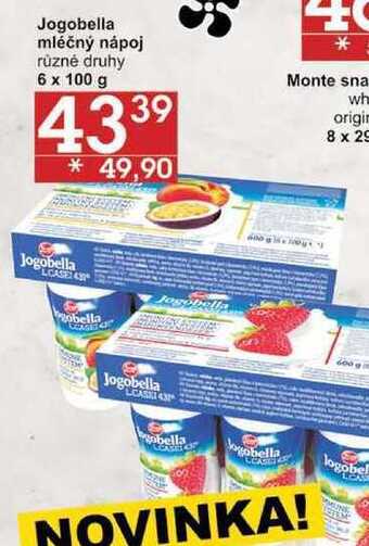 Jip Jogobella mléčný nápoj různé druhy, 6 x 100 g nabídka