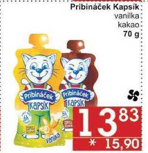 Jip Pribináček kapsik vanilka, 70 g nabídka
