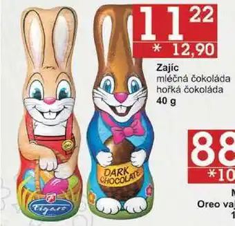 Figaro zajíc mléčná čokoláda, 40 g