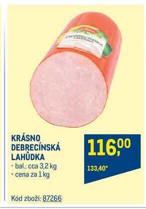 Makro Krásno debrecínská lahůdka 1 kg nabídka