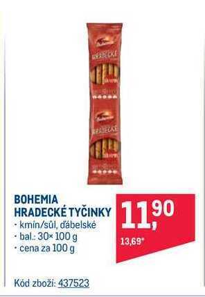 Makro Bohemia hradecké tyčinky 100 g nabídka