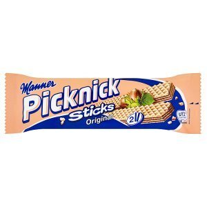 Manner picknick sticks křupavé oplatkové řezy s ořechovou náplní 30g