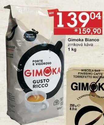 Jip Gimoka bianco zrnková káva, 1 kg nabídka