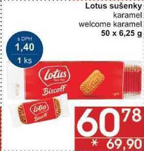 Jip Lotus sušenky karamel, 50 x 6,25 g nabídka
