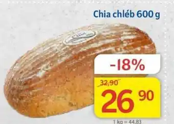 Kubík potraviny Chia chléb 600g nabídka